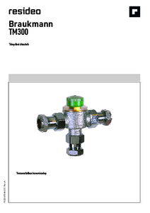 TM300 termosztatikus keverő szelep <br>
(Telepítési útmutató) - részletes termékismertető