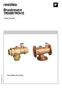 TM3400 termosztatikus keverőszelep <br>
(Telepítési útmutató) - részletes termékismertető