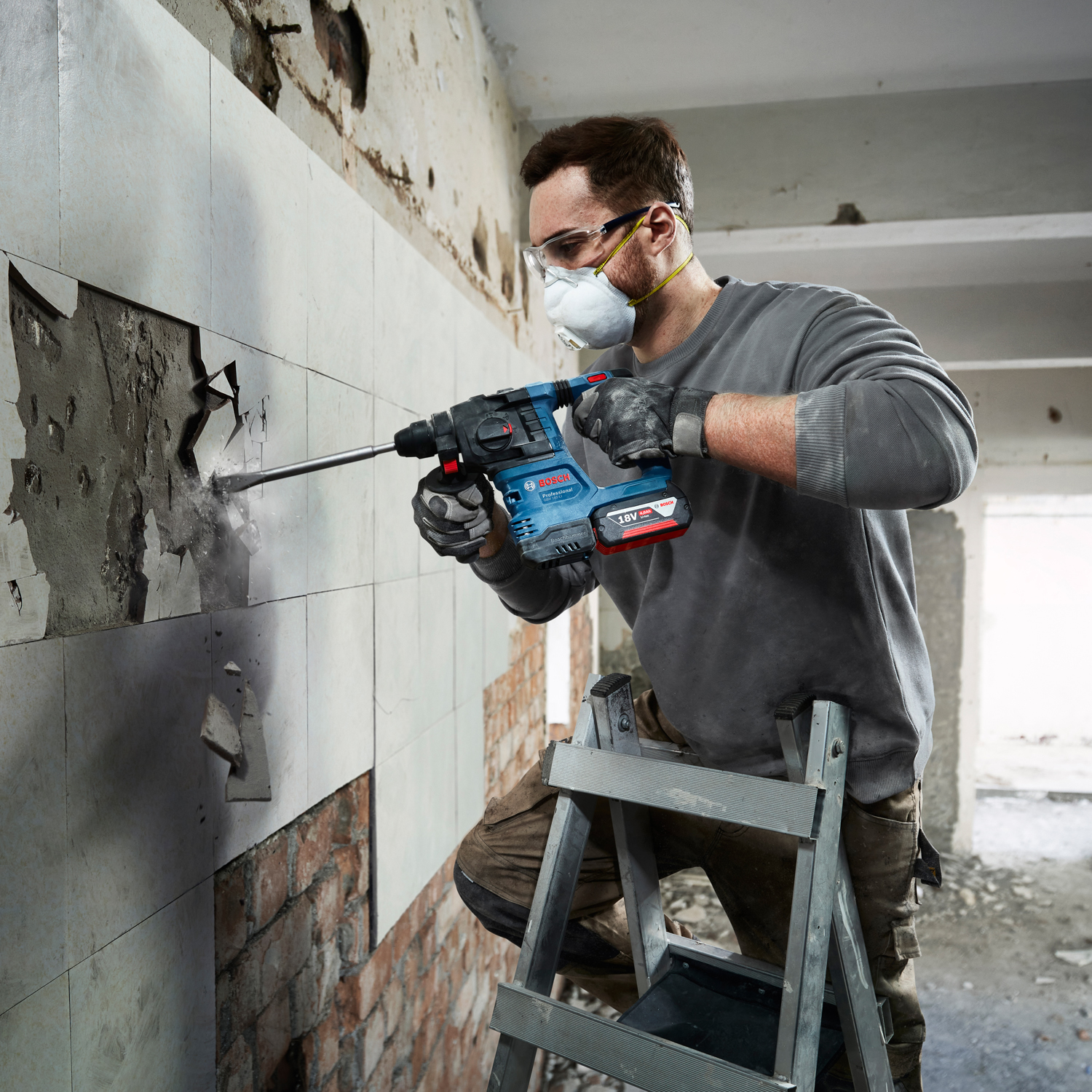 Bosch GBH 185-LI Professional akkus fúrókalapács