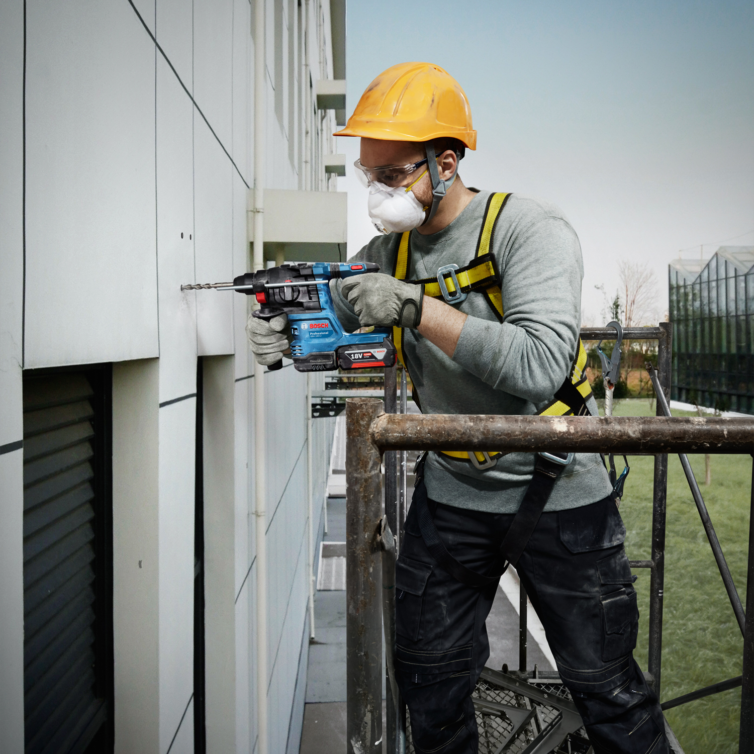 Bosch GBH 185-LI Professional akkus fúrókalapács
