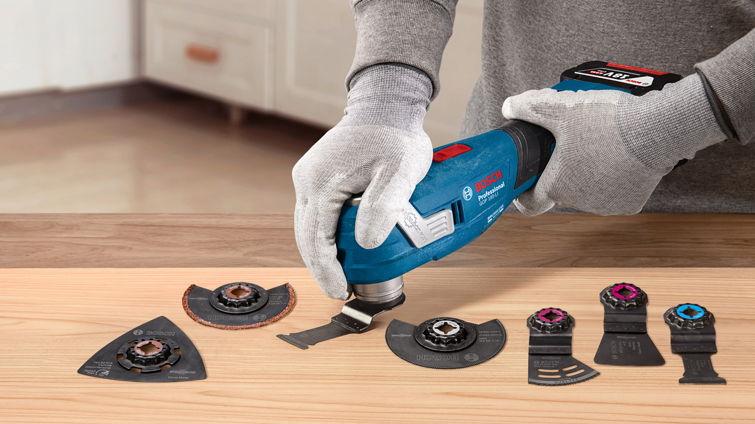 Bosch GOP 185-LI Professional akkus multifunkciós vágószerszám