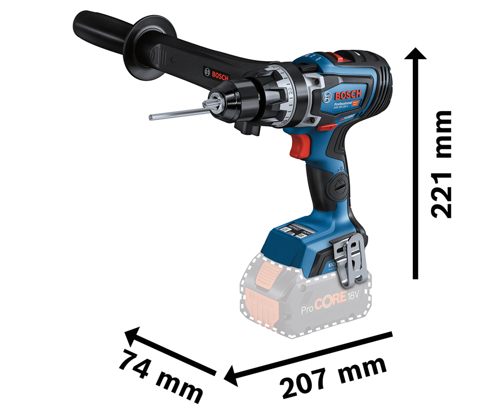 Bosch GSB 18V-150 C Professional akkus ütvefúró-csavarozó