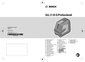Bosch GLL 2-15 G Professional vonallézer - alkalmazástechnikai útmutató