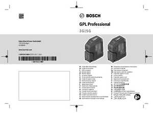 Bosch GPL 5 G Professional pontlézer - alkalmazástechnikai útmutató
