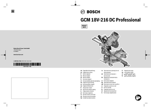 Bosch GCM 18V-216 DC Professional akkus leszabó és gérvágó fűrész - alkalmazástechnikai útmutató