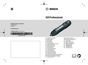 Bosch GO Professional akkus csavarozó - alkalmazástechnikai útmutató