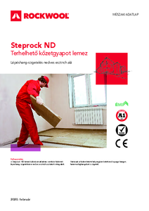 Steprock ND szigetelő lemez - műszaki adatlap