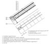 1.3.02.4. Hőszigetelés megtámasztása a tető esésvonalára merőleges támszelemennel vagy Támszelemen és ellenléc-alátét rögzítése a szafufához (B2-B2 metszet) - CAD fájl