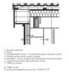 1.3.07.2. Ferde vasbeton födém (terhelhető hőszigeteléssel) vagy Oromfali párkánycsomópont (A-A metszet) - CAD fájl