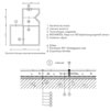 3.1.04.3. Közbenső födém úszatatott padlójának szigetelési részletképzései / Dilatációs hézag kialakítása - padló rétegrendben - CAD fájl