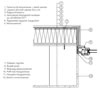 2.1.11 Homlokzatszigetelés káva nélküli ablakbeépítésnél vízszintes metszet (hőszigetelt nyíláskeretezéssel) - CAD fájl