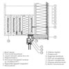 2.1.12 Homlokzatszigetelés káva nélküli ablakbeépítésnél áthidaló függőleges metszete (hőszigetelt nyíláskeretezéssel) - CAD fájl