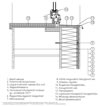 2.1.13 Homlokzatszigetelés káva nélküli ablakbeépítésnél parapetfal függőleges metszete - CAD fájl