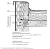 2.1.24.5 Házgyári paneles lakóépület homlokzatszigetelése vagy Falszigetelés csatlakozása attika lefedéséhez - CAD fájl