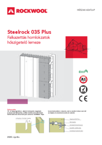 Steelrock 035 Plus falkazettás homlokzatok hőszigetelő lemeze - részletes termékismertető