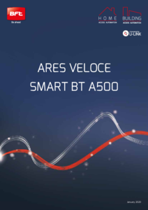 Ares Veloce Smart BT A500 tolókapu motor - részletes termékismertető