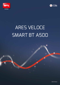 Ares Veloce Smart BT A500 tolókapu motor - részletes termékismertető