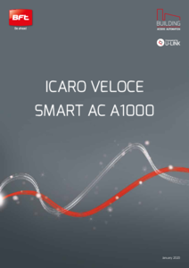 Icaro Veloce Smart AC A1000 tolókapu motor - részletes termékismertető