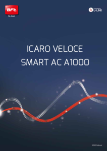 Icaro Veloce Smart AC A1000 tolókapu motor - részletes termékismertető