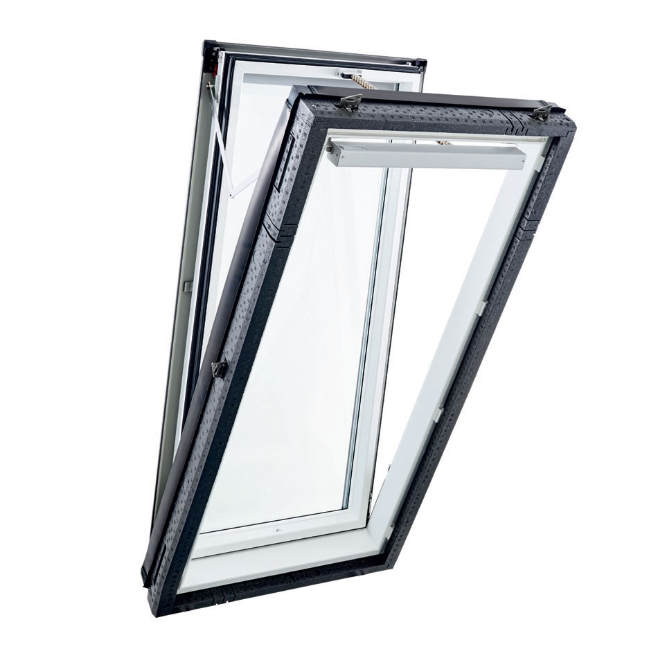 Designo R5 K (műanyag) füstelvezető ablak