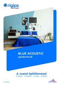 Rigips® Blue Acoustic hanggátló és tűzgátló gipszkarton - A csend építőlemezei - általános termékismertető