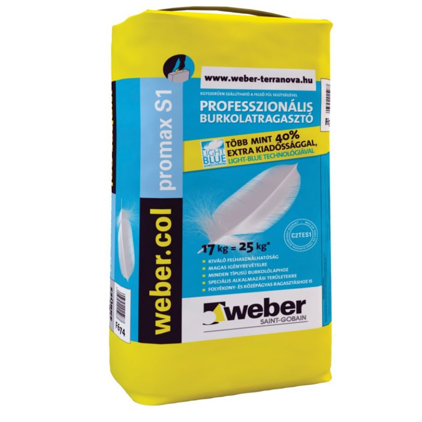 webercol promax S1 extra flexibilis csemperagasztó