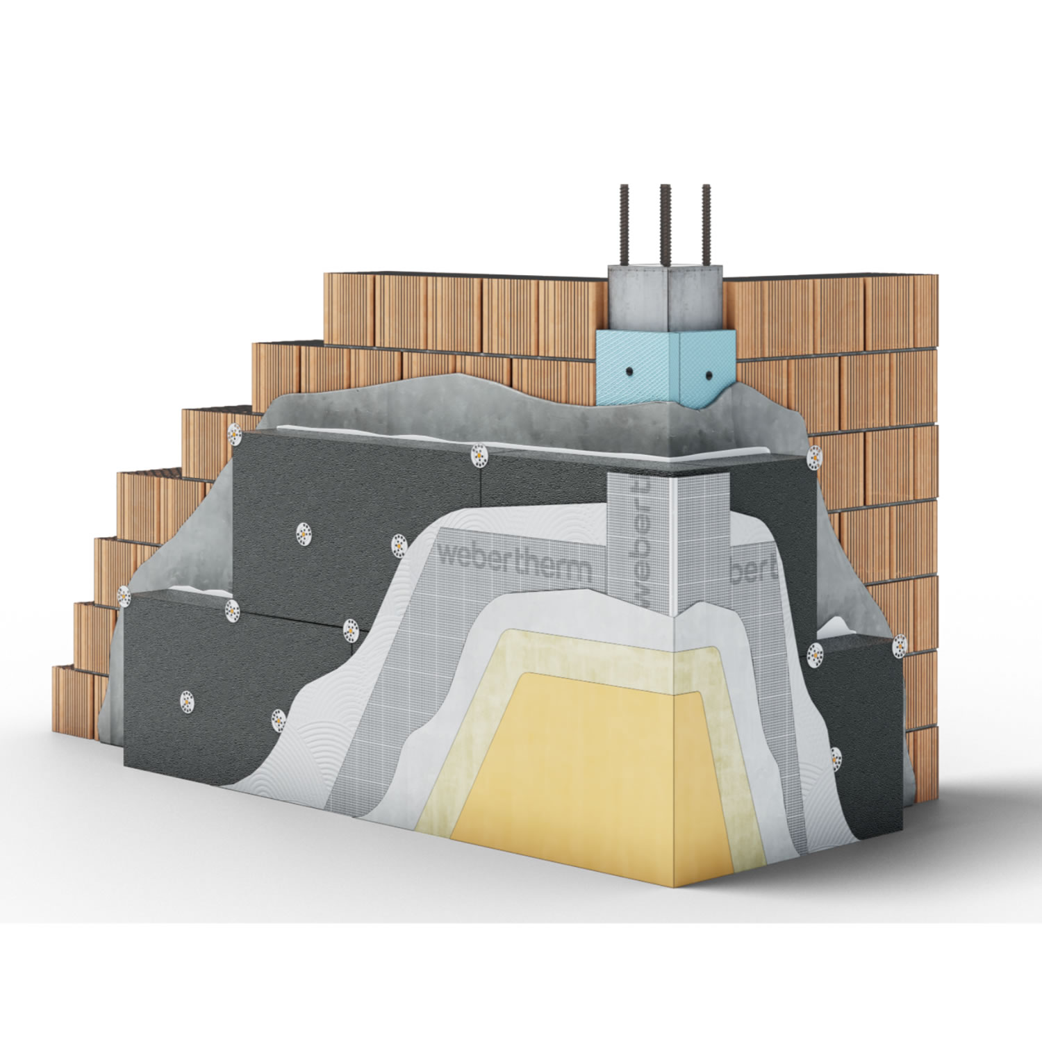 webertherm EPS graphite hőszigetelő rendszer