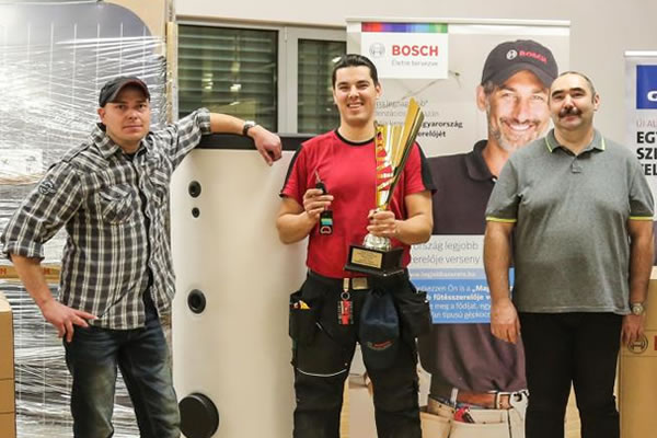 A Robert Bosch Kft. december 2-án rendezte meg a Legjobb Fűtésszerelő versenyt