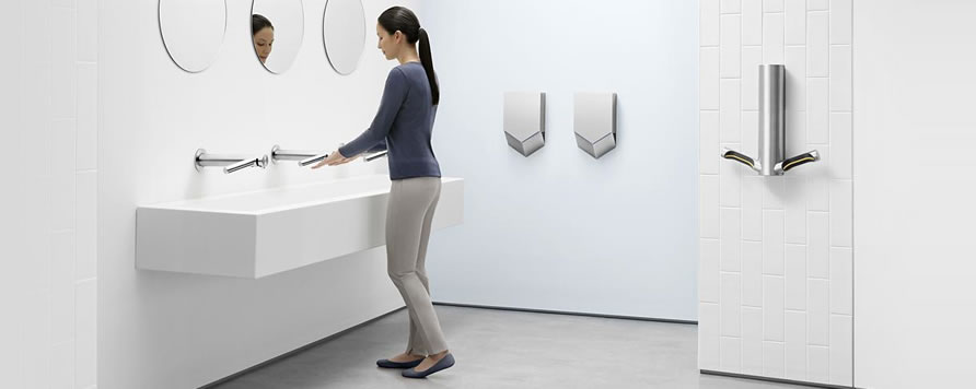 Takarítson meg CO₂-t a CLEANTEC által forgalmazott Dyson kézszárítókkal