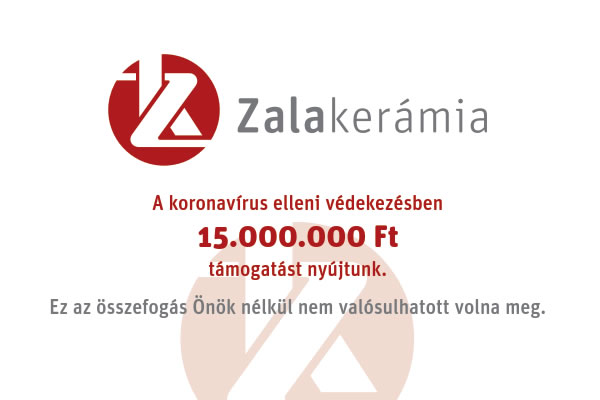 Egészségügyi intézményeket támogat a Zalakerámia