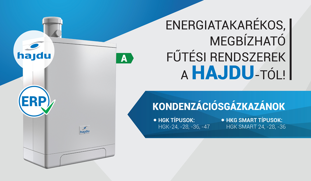 Energiatakarékos, megbízható fűtési rendszerek a HAJDU-tól