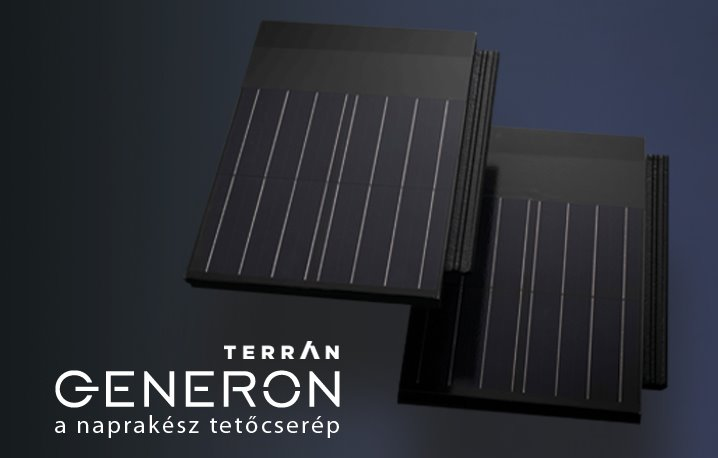 Energy Globe díjat nyert a Terrán Generon napelemes tetőcserép