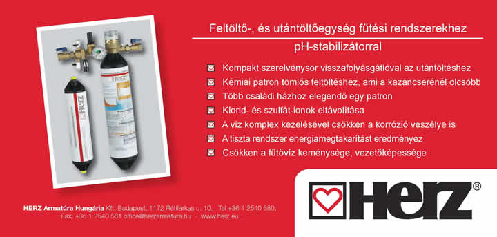 Fűtési rendszer feltöltés egyszerűen és korszerűen a HERZ segítségével