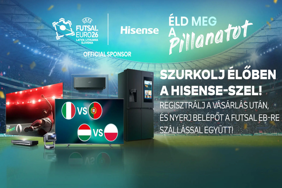 Futsal Eb-láz Európában – a Hisense minden pillanat mögött ott van