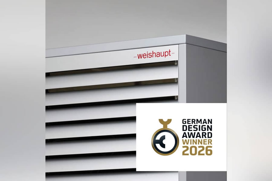 German Design Award 2026: Díjazták Weishaupt Aeroblock® hőszivattyút