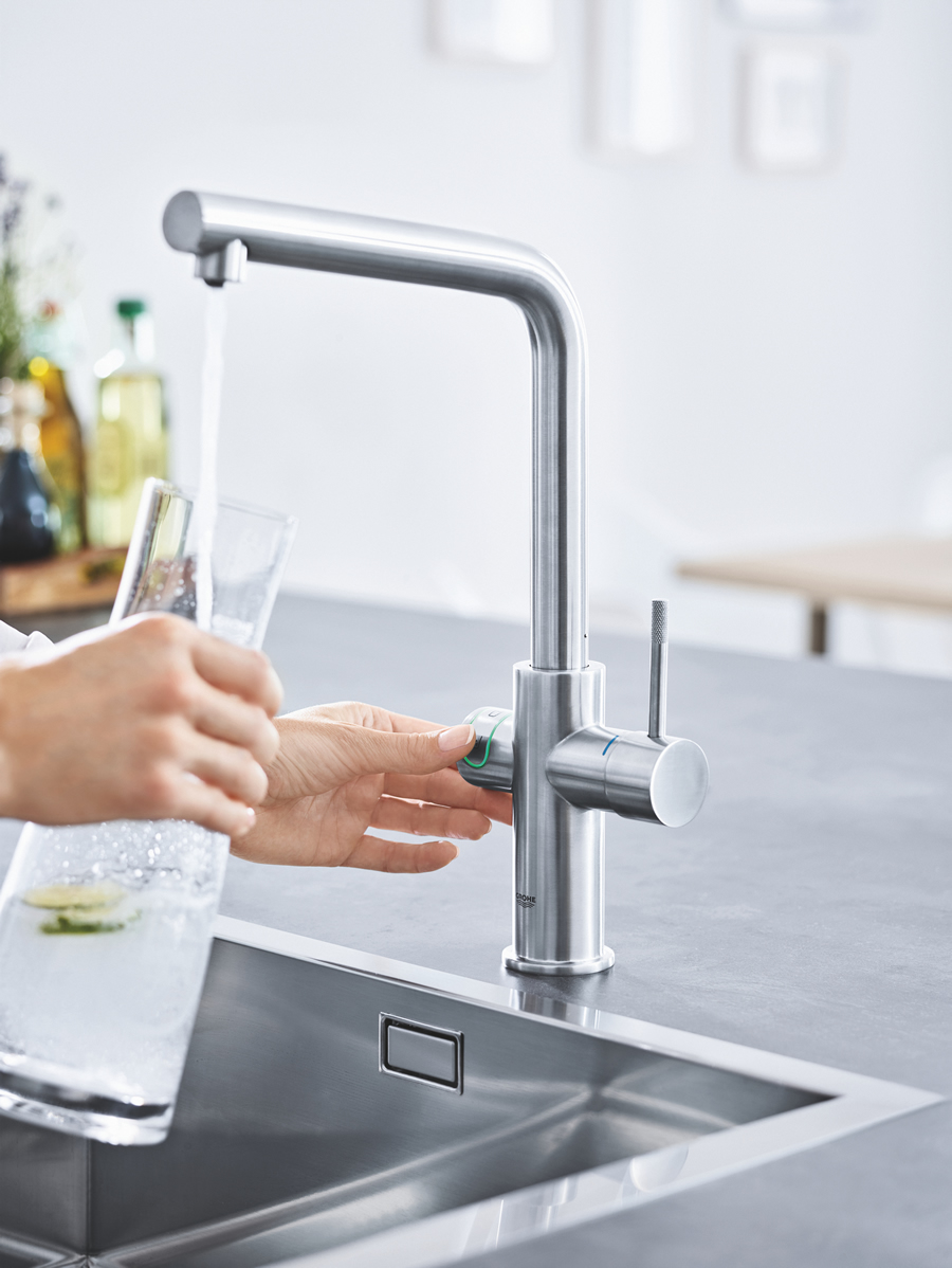 A GROHE vízszűrő rendszereivel örökre száműzhetjük a PET palackokat