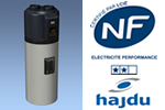 A HAJDU HB 300 típusú hőszivattyús tárolója megkapta az NF jelet