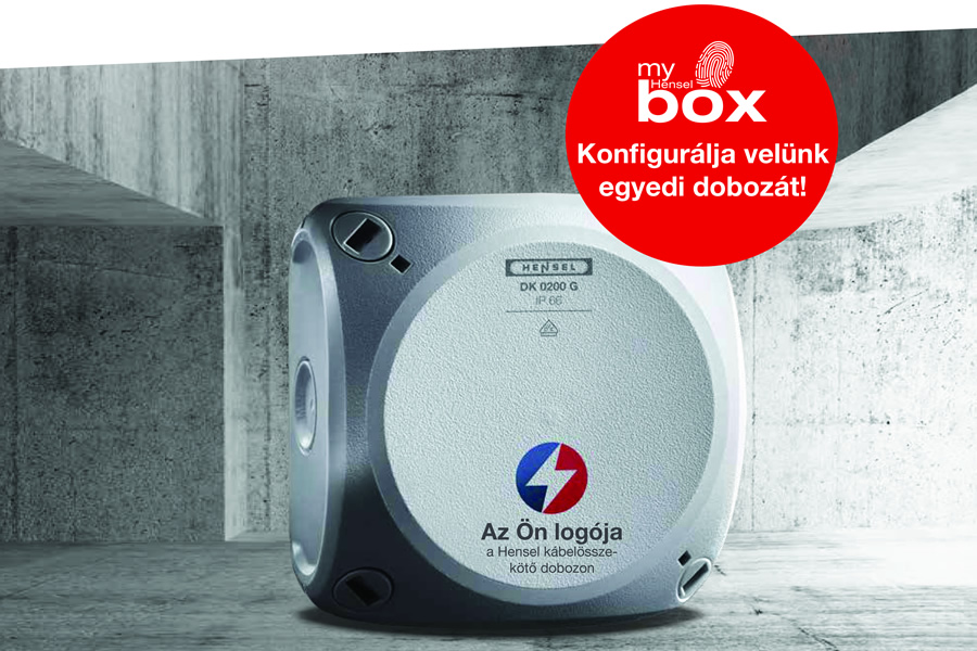 Kábelösszekötő dobozok egyedi, céges logóval