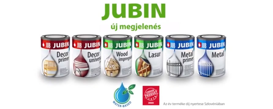 Jubin környezetbarát fa- és fémbevonatok a JUB-tól