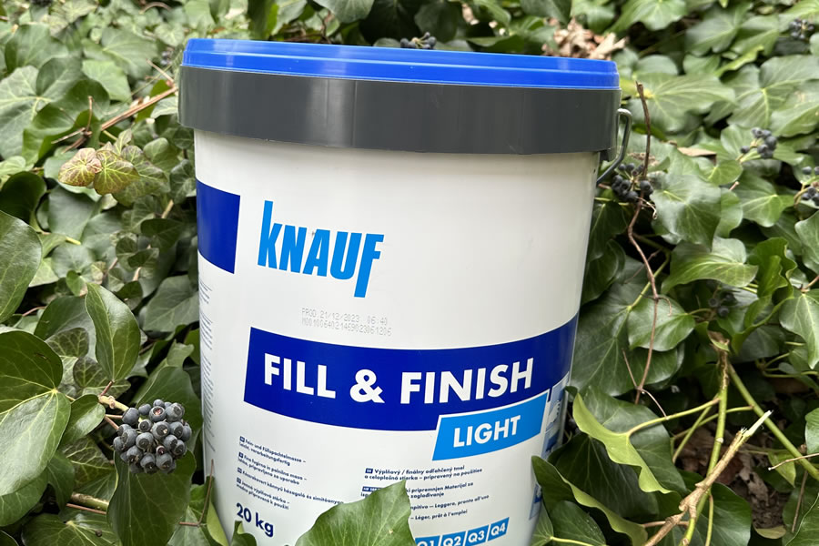 Knauf Fill&Finish és SuperFinish vödrök 70%-ban újrahasznosított műanyagból