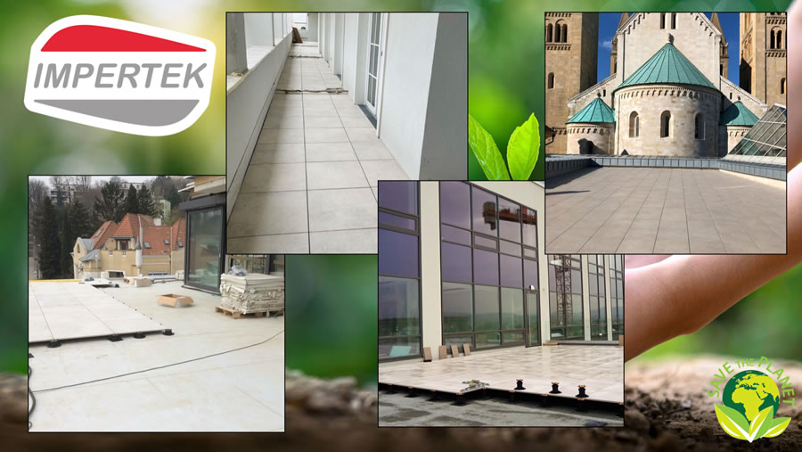 Környezetbarát burkolás Impertek burkolási rendszerrel