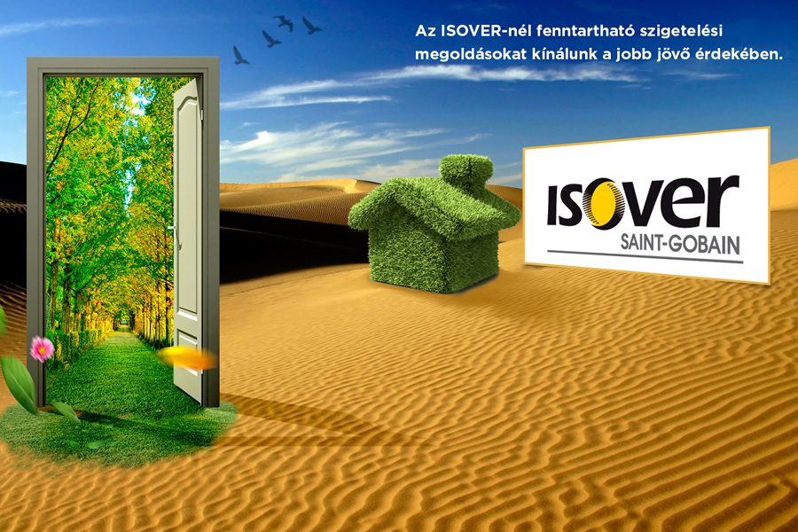 A környezetkímélő és fenntarthatóságot biztosító ISOVER üveggyapot