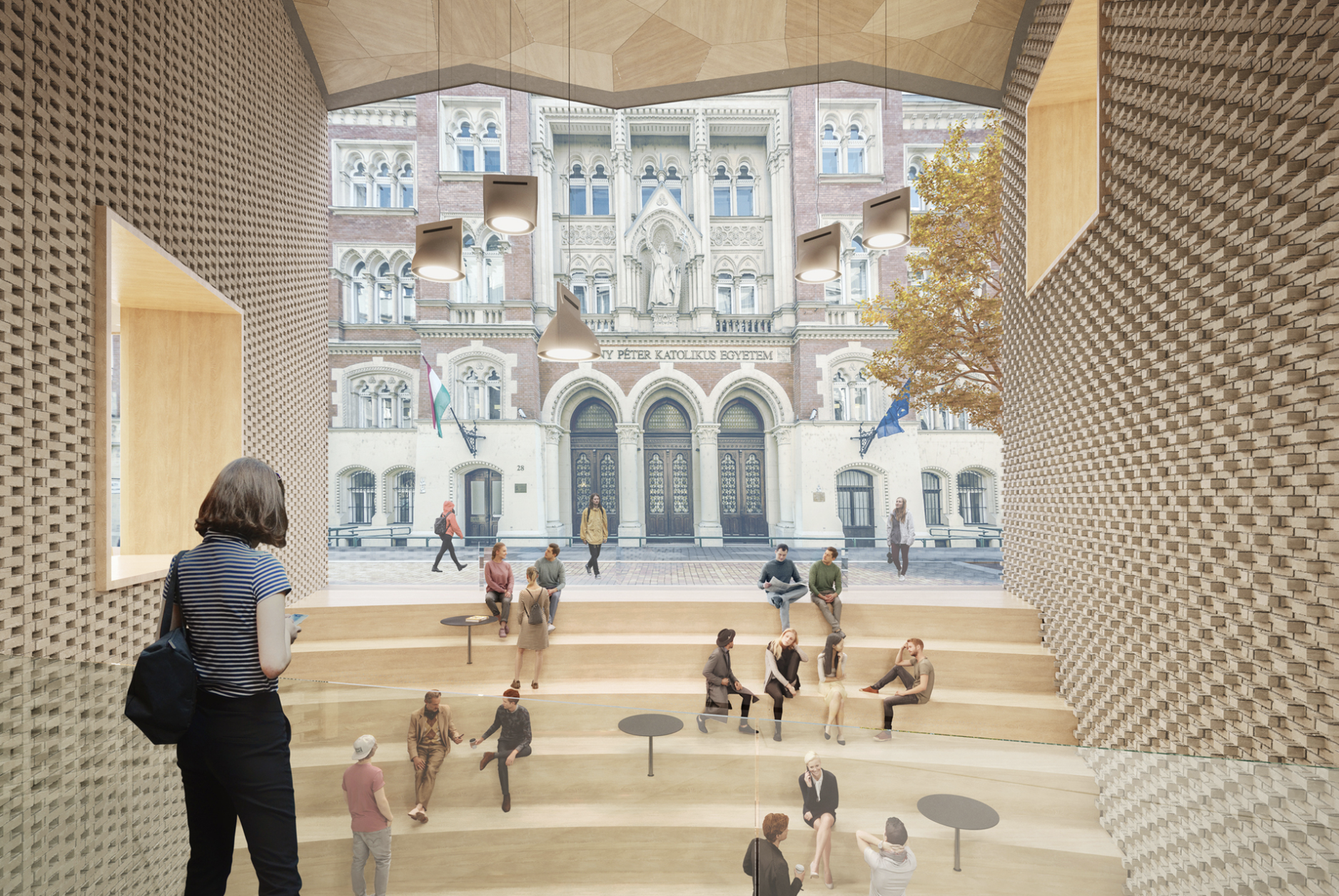 PPKE Campus pályázati terv – tervező: Archi.doc Építésziroda, Narmer Építész Stúdió, Fejérdy + Bartók Műterem, CAN Architects