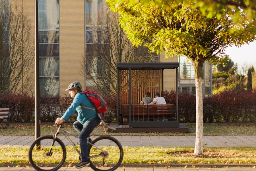mmcité Cuby többfunkciós kültéri pavilon