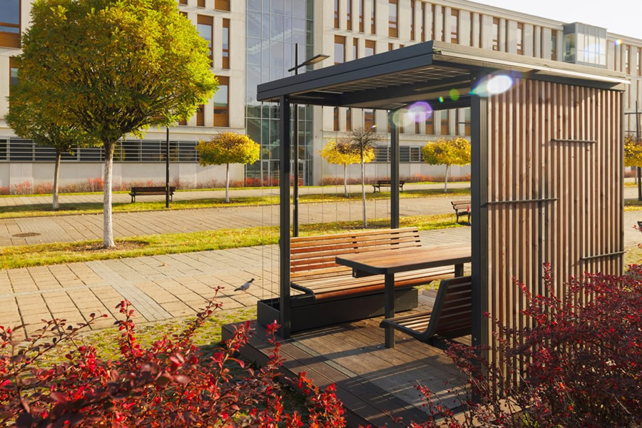 mmcité Cuby többfunkciós kültéri pavilon