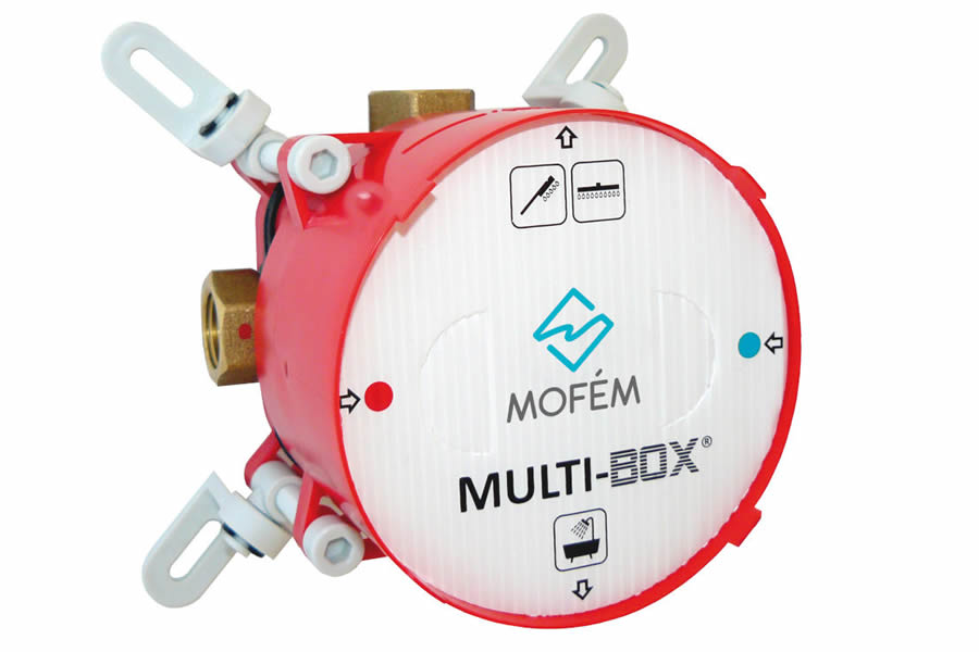 MOFÉM Multi-Box falsík alatti csaptelep csatlakozási rendszer