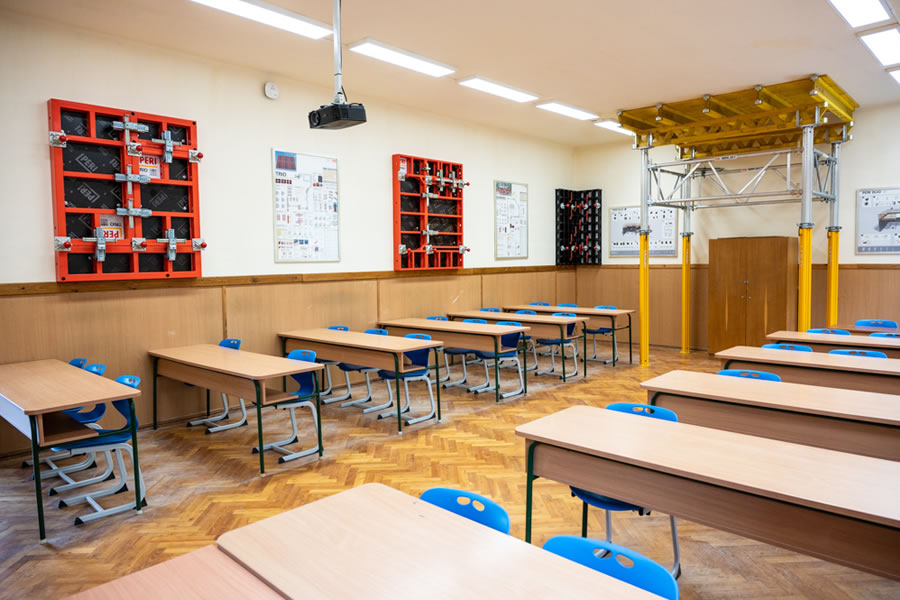 PERI szaktanterem a Debreceni SZC Péchy Mihály Építőipari Technikumban