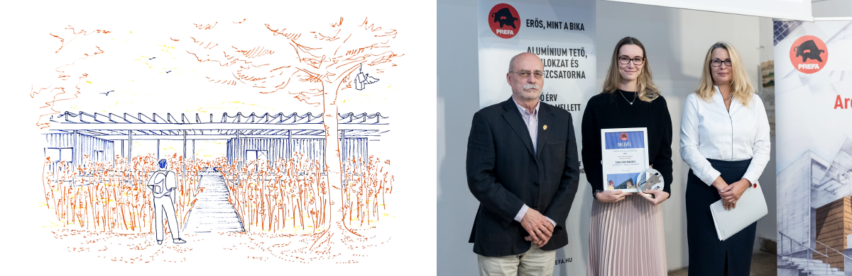 Innovációs különdíj, Csekei Fruzsina Rit, tatai Madárvárta Látogató- és Kutatóközpont tervek