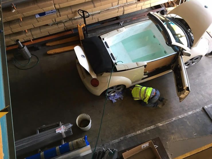 A RENOLIT ALKORPLAN TOUCH Vanity medencefólia egyedi bemutatása a lyoni Piscine Global Expo-n