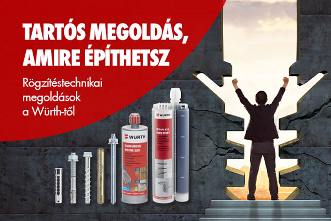 Rögzítéstechnikai megoldások a Würth-től